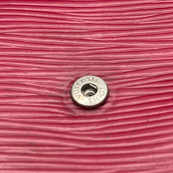 Louis Vuitton Red Epi Leather Victorine Compact Wallet - Preowned - Picture 8 of 15